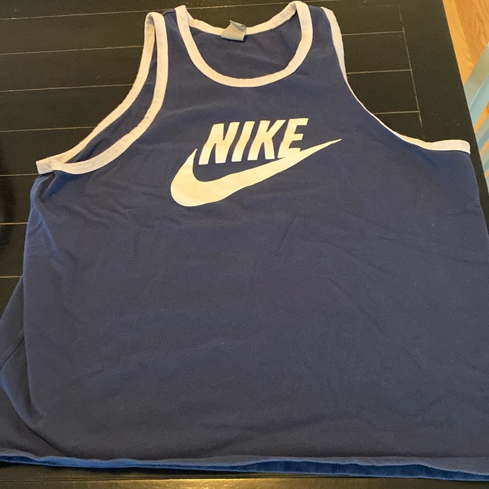 Nike vintage blue men’s tank top, size XXL